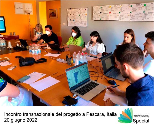 Primo incontro faccia a faccia di SPECIAL: incontro transnazionale del progetto a Pescara
